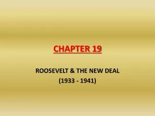CHAPTER 19