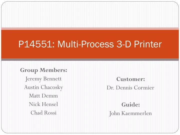 p14551 multi process 3 d printer