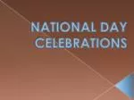 NATIONAL DAY CELEBRATIONS