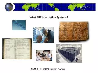 What ARE Information Systems?