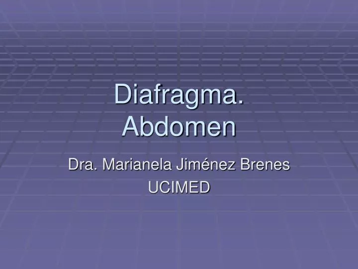 diafragma abdomen