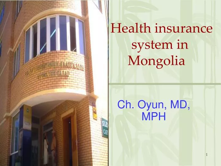 health insurance system in mongolia