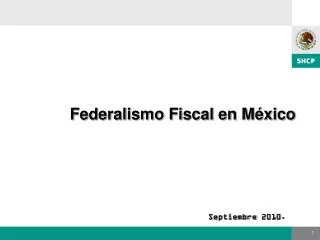Federalismo Fiscal en México