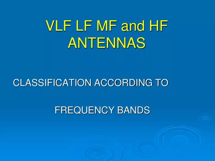 vlf lf mf and hf antennas