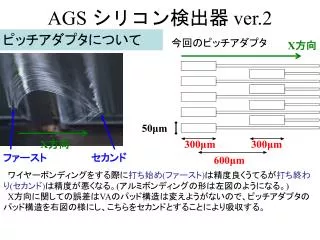 AGS シリコン検出器 ver.2