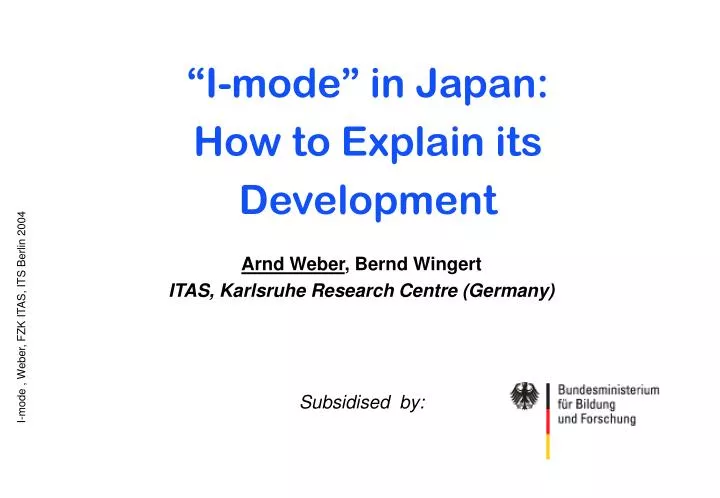 i mode in japan how to explain its development