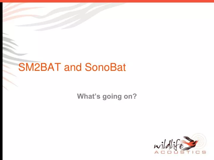 sm2bat and sonobat
