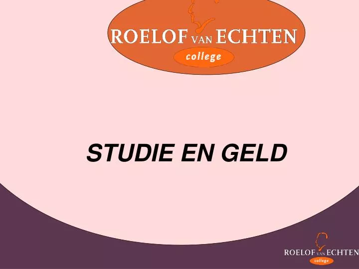 studie en geld