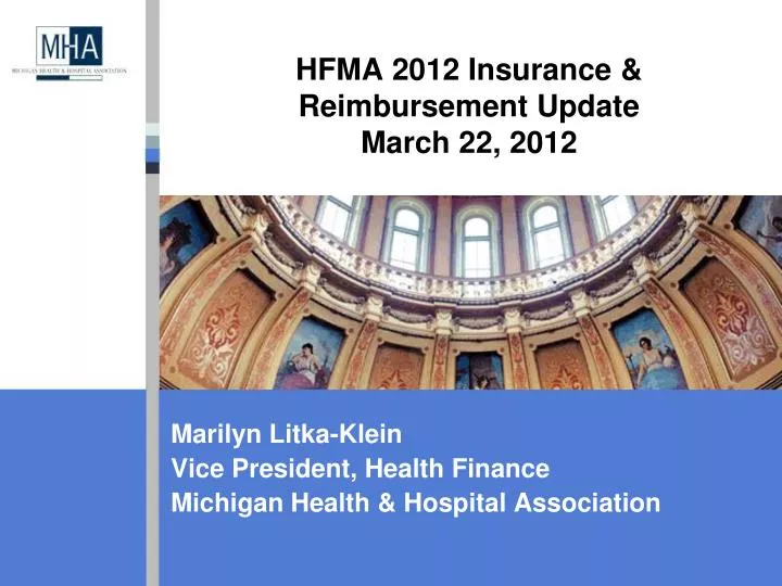 hfma 2012 insurance reimbursement update march 22 2012