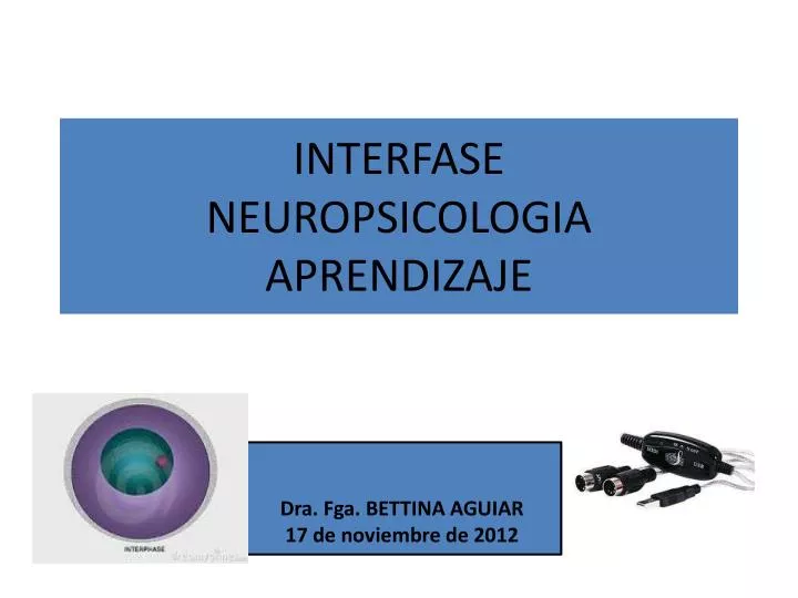 interfase neuropsicologia aprendizaje