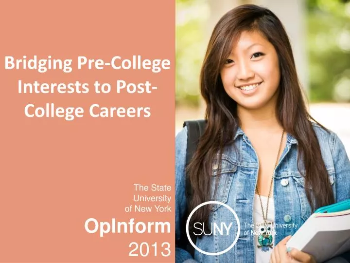 bridging pre college interests to post college careers