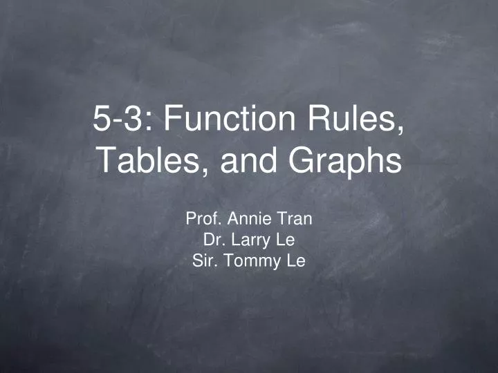 5 3 function rules tables and graphs