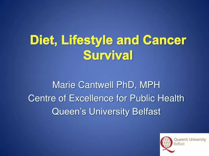 diet lifestyle and cancer survival