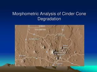 Morphometric Analysis of Cinder Cone Degradation