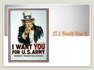 27.1 World War II