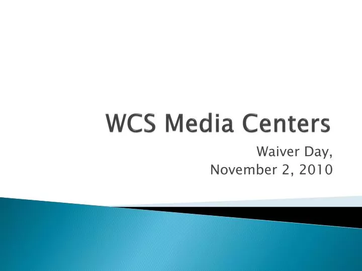wcs media centers