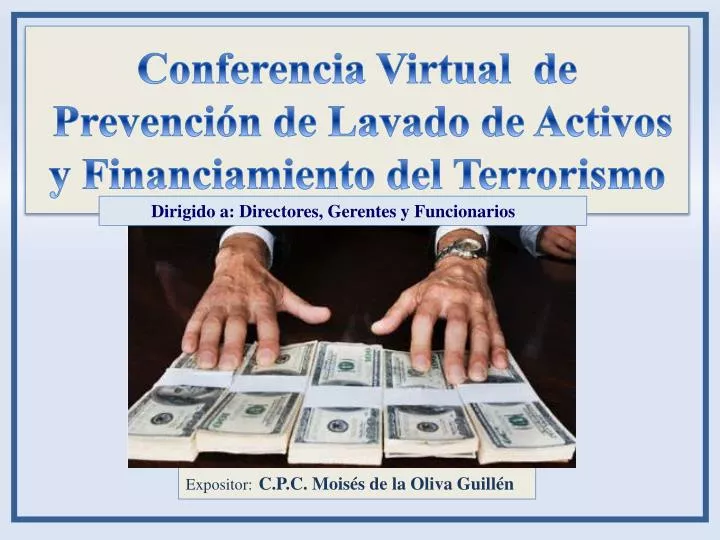 conferencia virtual de prevenci n de lavado de activos y financiamiento del terrorismo