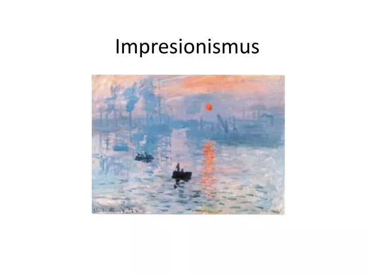 impresionismus