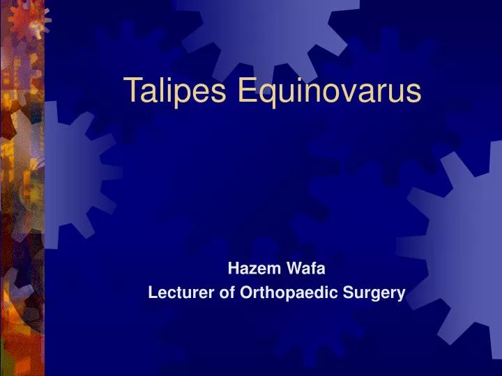 talipes equinovarus