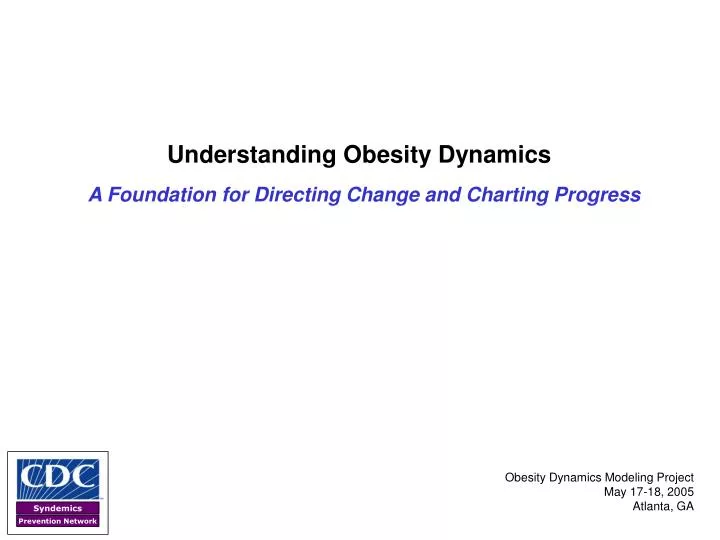 understanding obesity dynamics