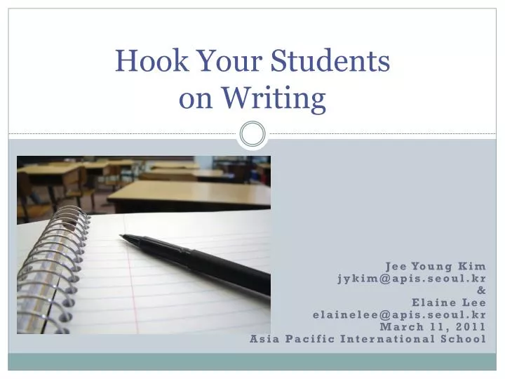 hook your students on writing