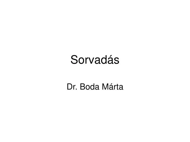 sorvad s