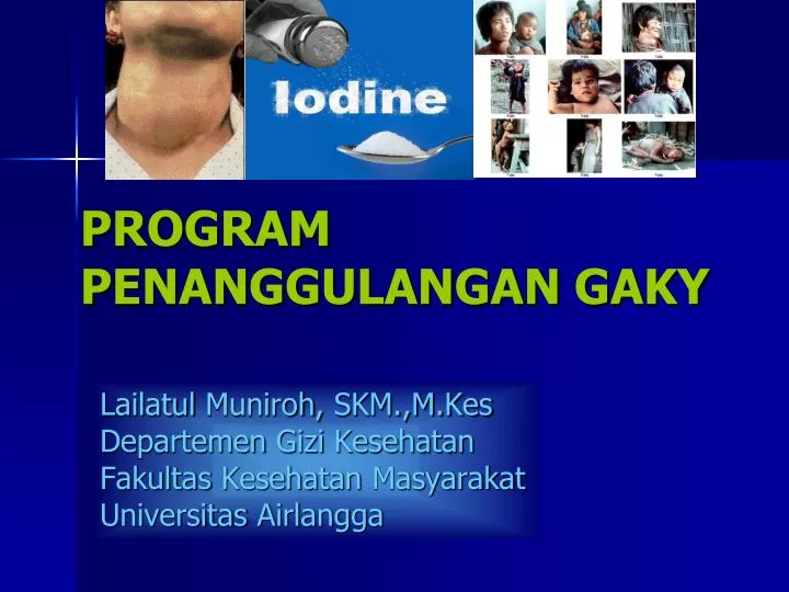 program penanggulangan gaky