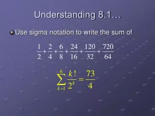 Understanding 8.1…