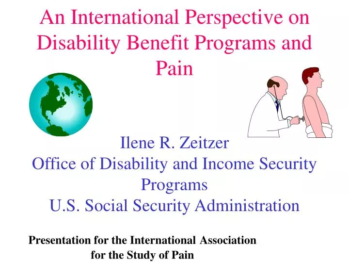 presentation for the international association for the study of pain