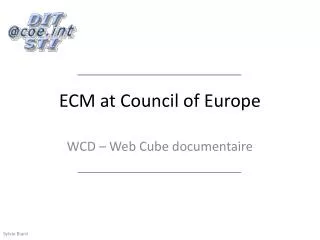 ECM at Council of Europe