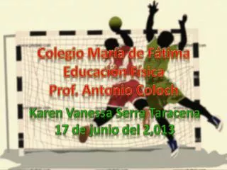Colegio María de Fátima Educación Física Prof. Antonio Coloch