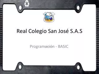 Real Colegio San José S.A.S