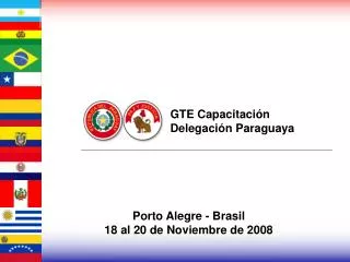 GTE Capacitación Delegación Paraguaya