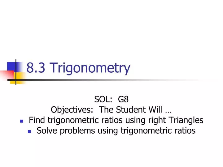 8 3 trigonometry