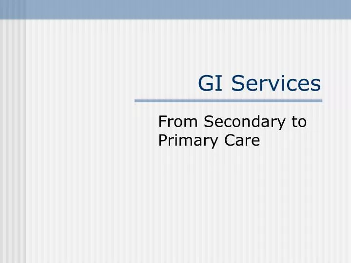 gi services