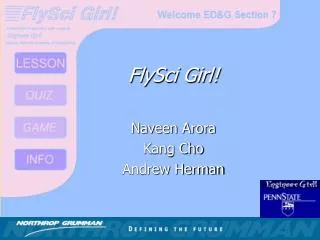 FlySci Girl!