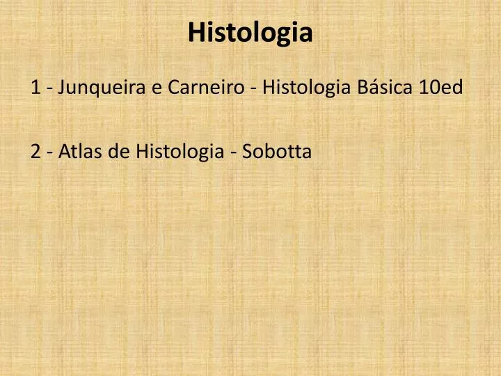 histologia
