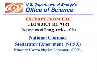 U.S. Department of Energy’s Office of Science