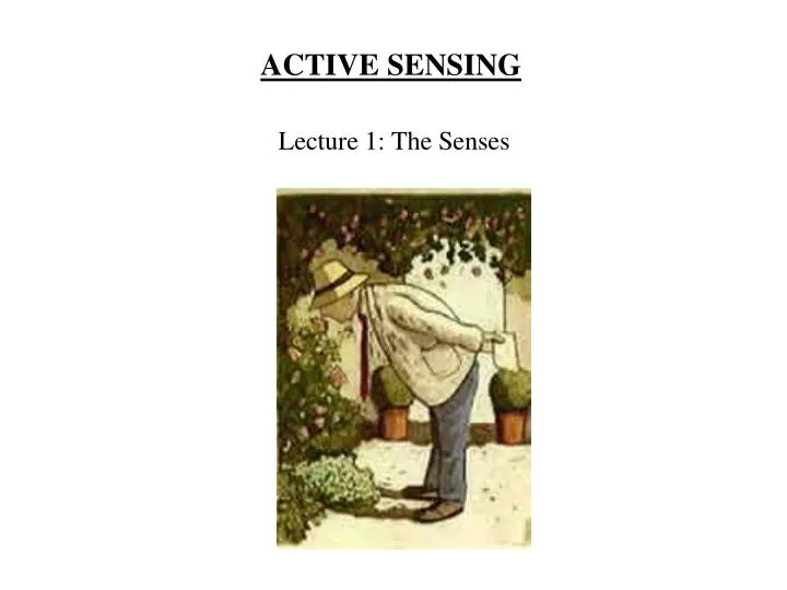 active sensing