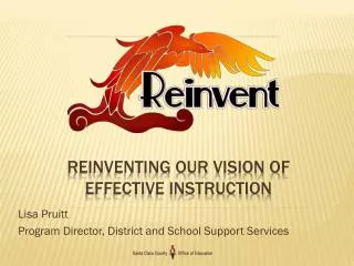Reinventing Our Vision of Effective Instruction