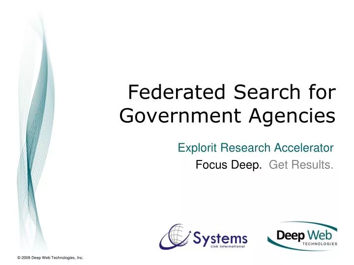 federated search for government agencies