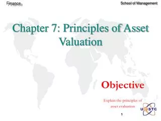 Chapter 7: Principles of Asset Valuation