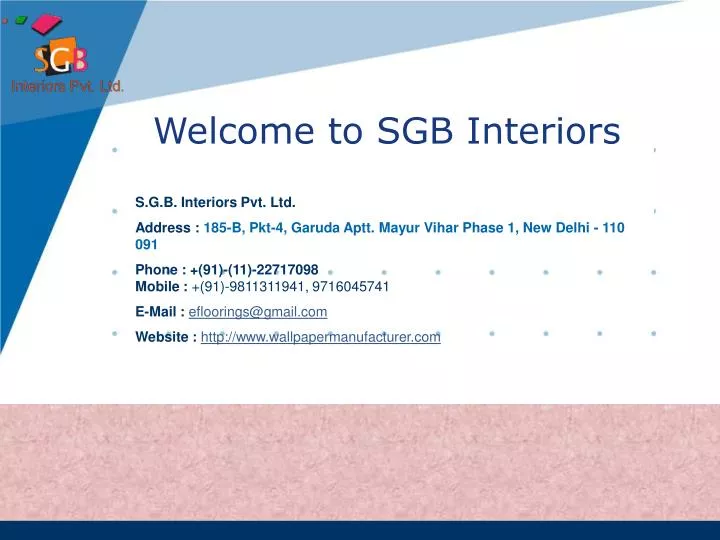welcome to sgb interiors
