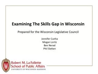 Examining The Skills Gap in Wisconsin