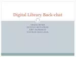 Digital Library Back-chat - slide 1