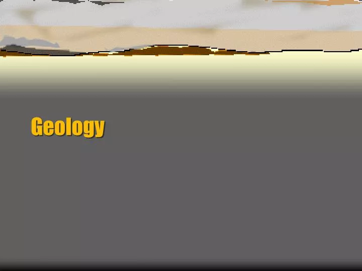 geology