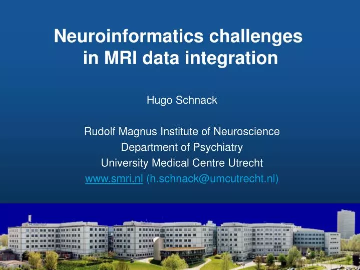 neuroinformatics challenges in mri data integration