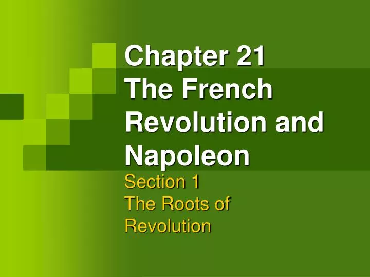 chapter 21 the french revolution and napoleon