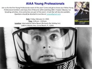 AIAA Young Professionals