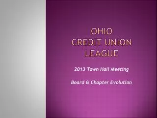 Ohio Credit union league